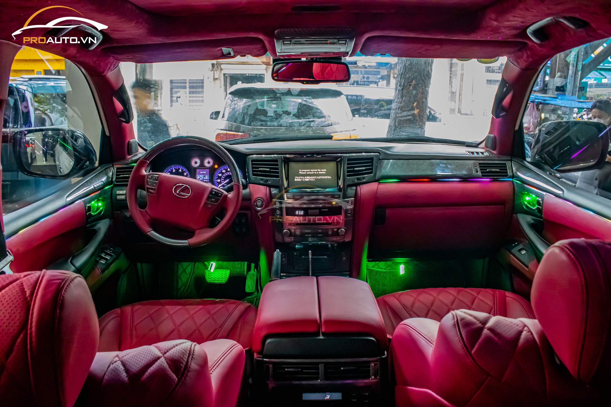 Màn đổi màu nội thất Lexus LX570 cực đỉnh 