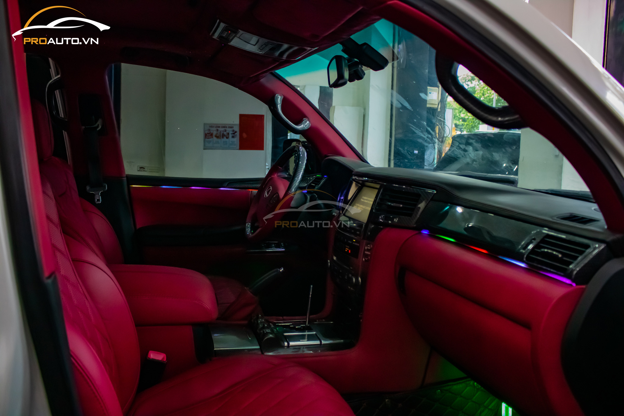 Đổi màu nội thất xe Lexus LX570 