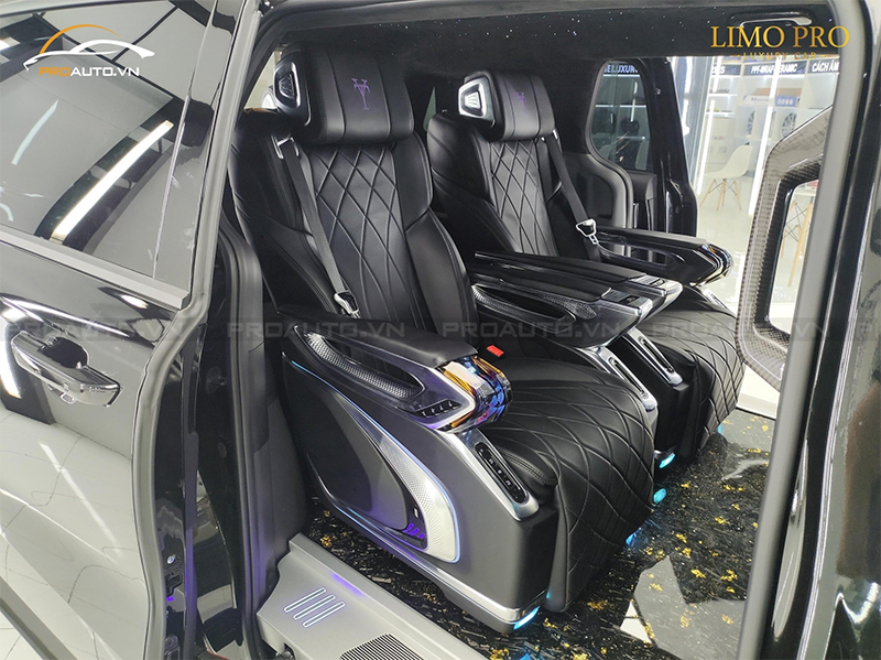 Mẫu ghế Kia Carnival Limousine hot nhất hiện nay