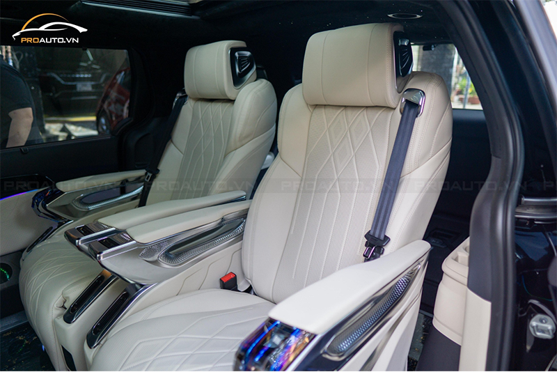 Mẫu ghế Kia Carnival Limousine VIP 6 mới nhất hiện nay