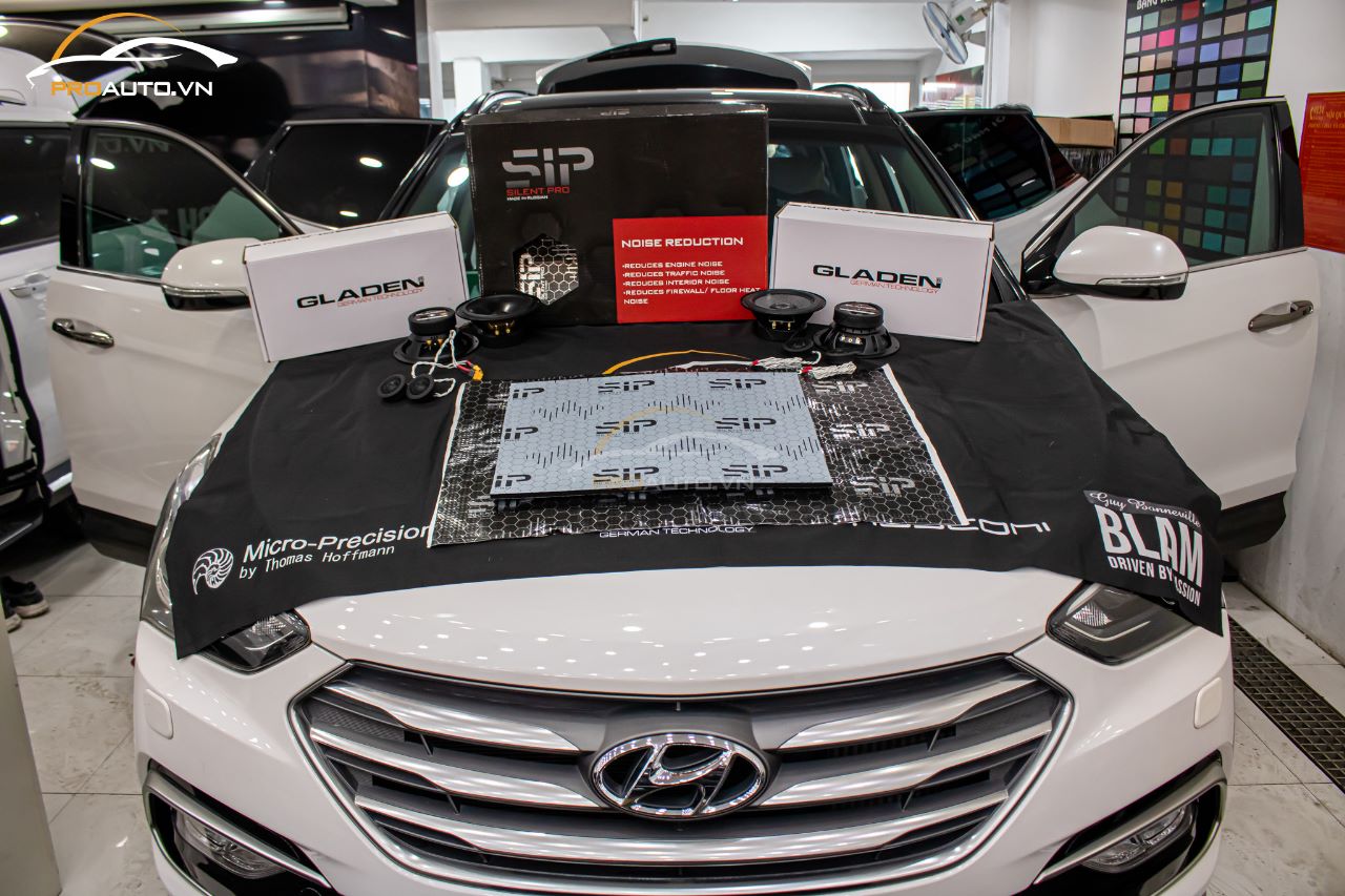 Độ âm thanh xe hơi kết hợp cách âm chống ồn cho xe