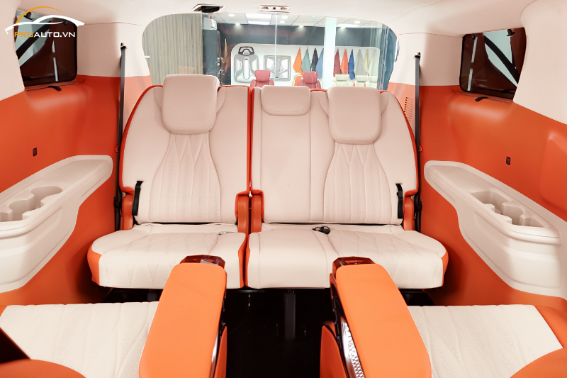 Bọc ghế da ô tô 7 chỗ bằng da Nappa