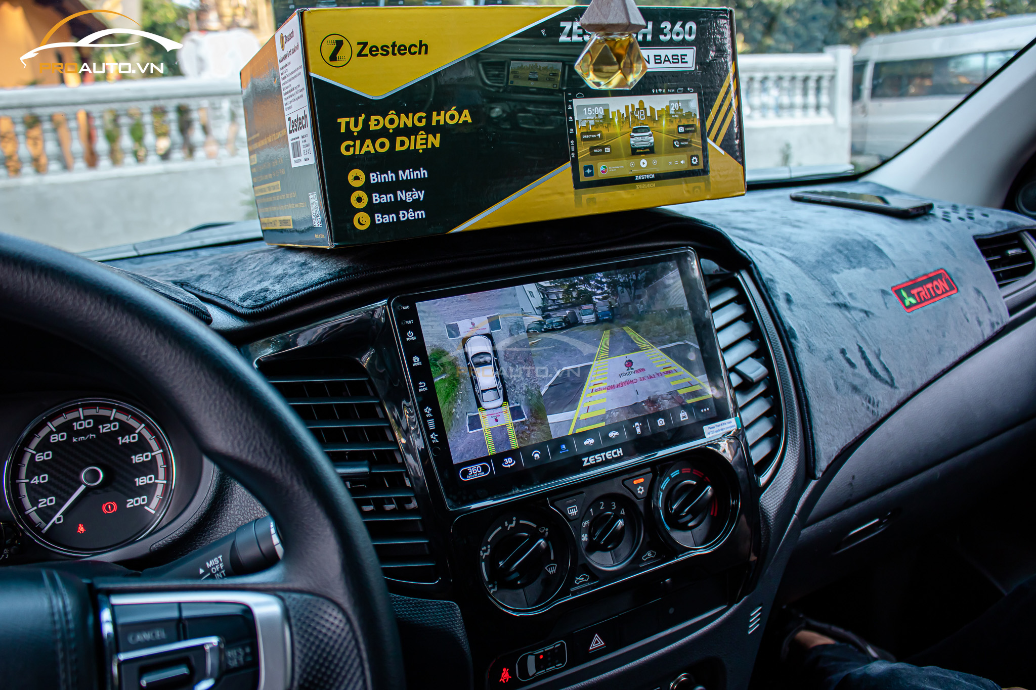 Thi công lắp màn hình Android thông minh cho xe ô tô