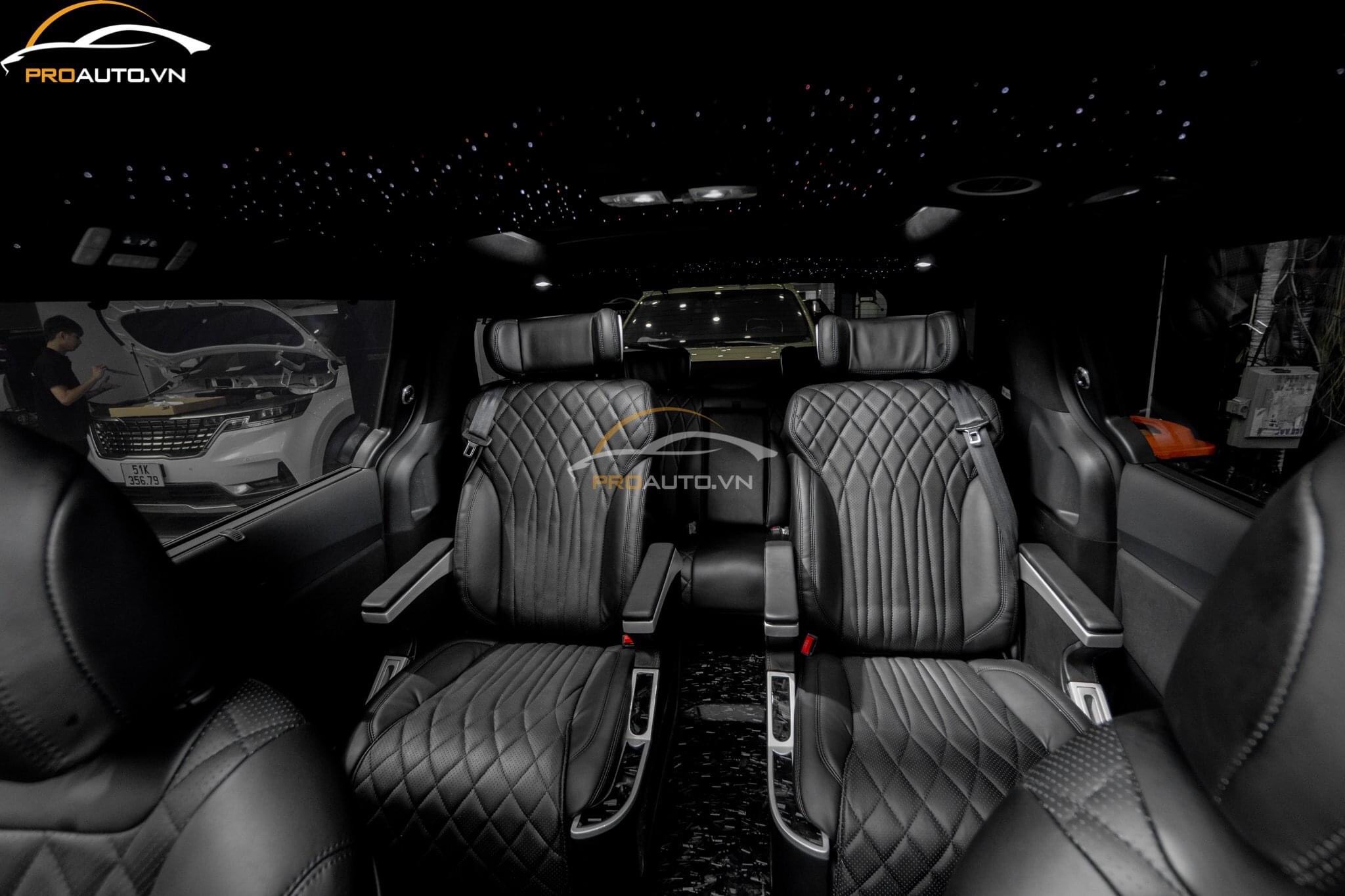 Độ cặp ghế Limousine ô tô Vip 