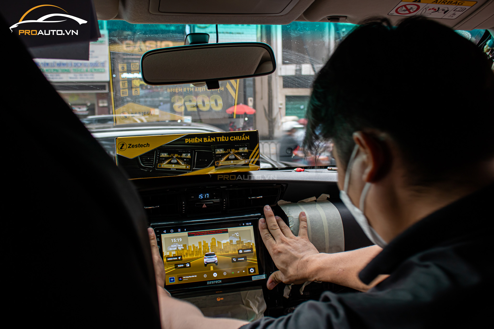 Độ màn hình ô tô Zestech chính hãng