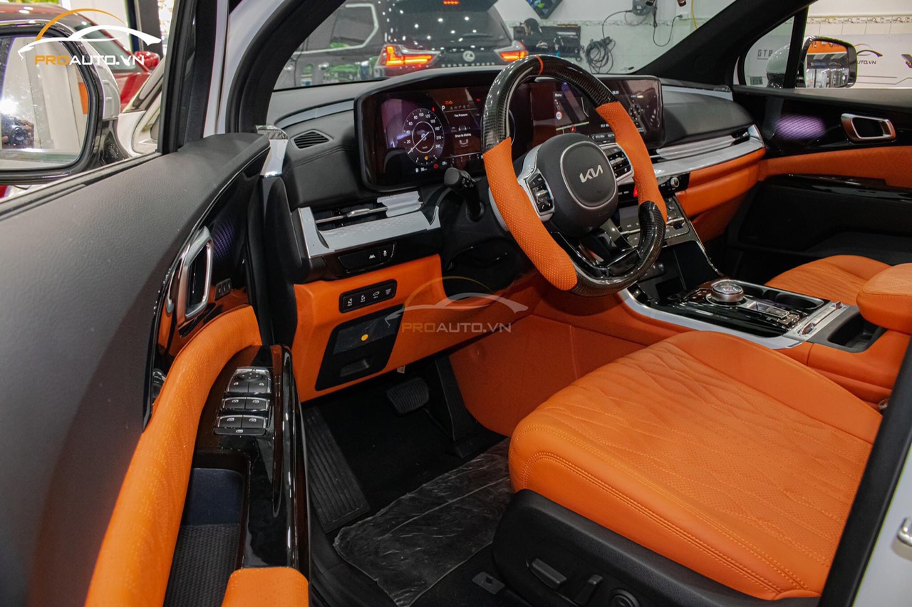 Đổi màu nội thất ô tô chi tiết