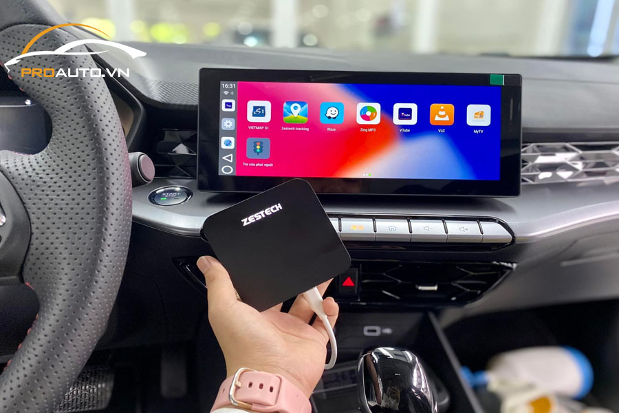 Lắp Android Box cho xe Kia Carnival