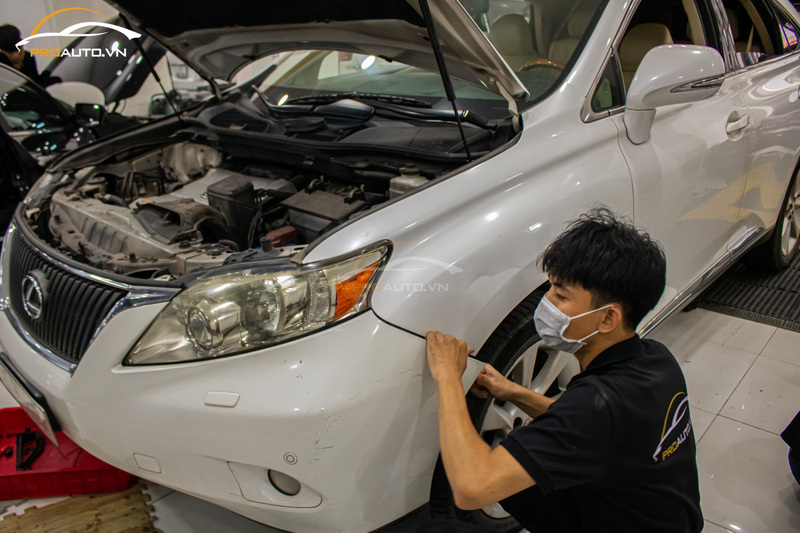 Thi công độ đèn xe ô tô tại ProAuto.vn