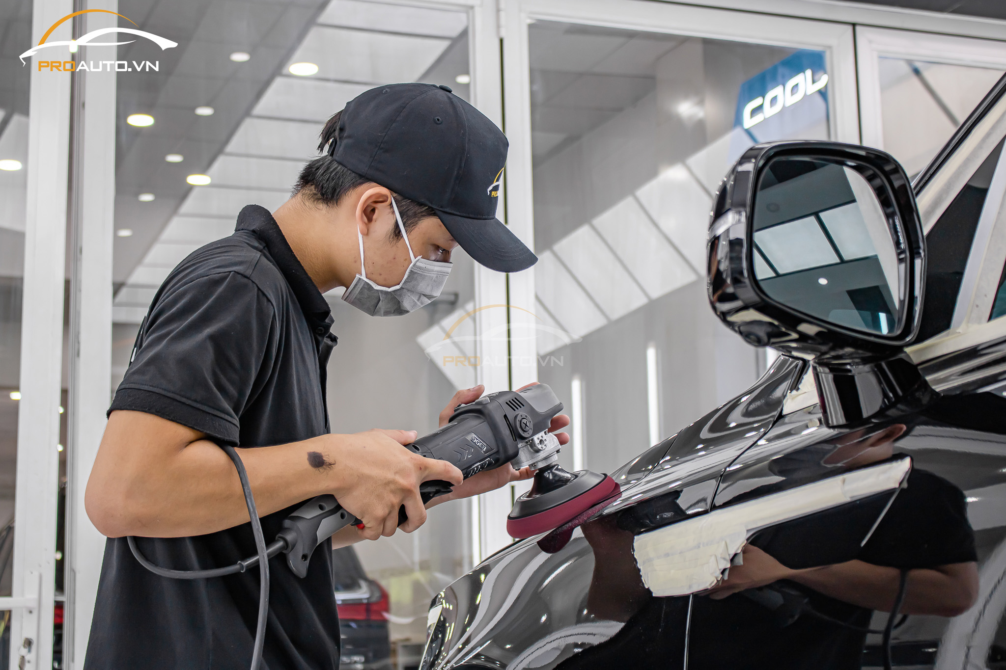 Thi công phủ Ceramic ô tô