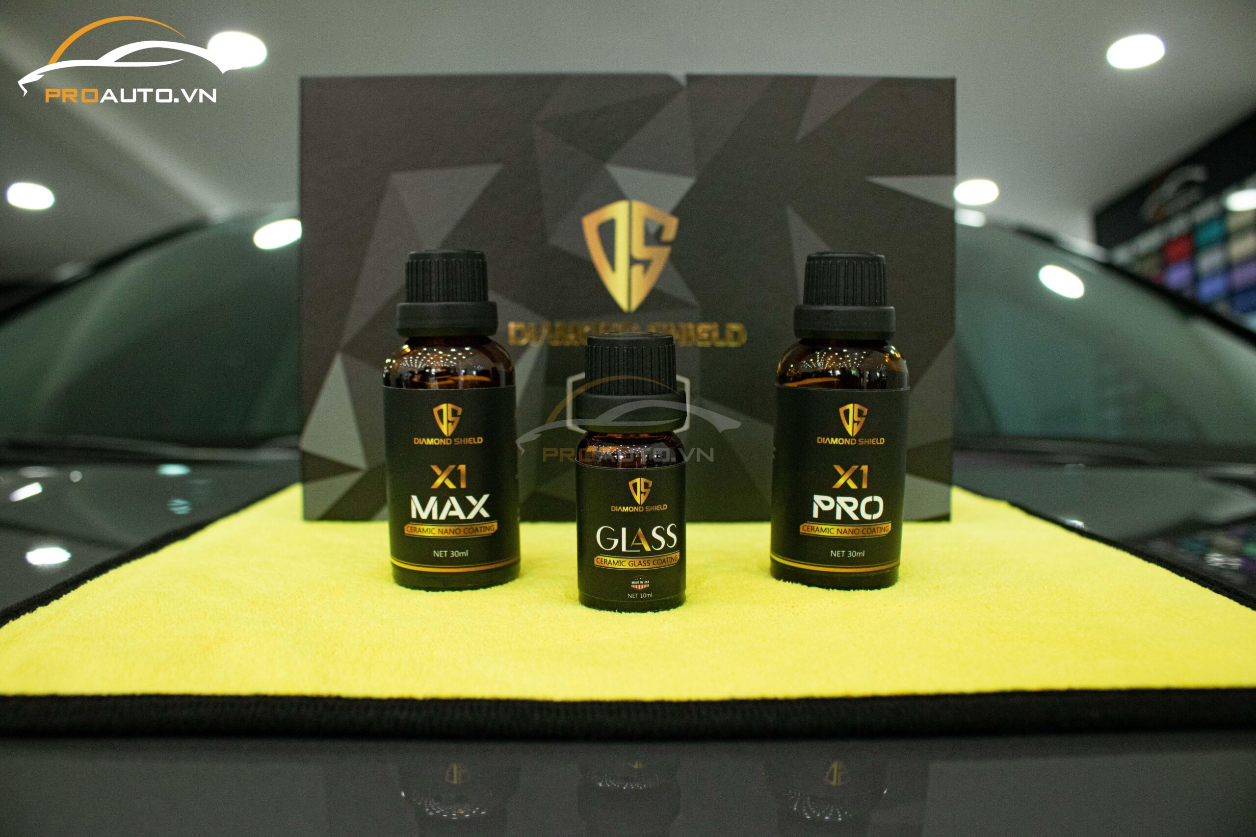 Bộ sản phẩm Ceramic Diamond Shield tại PROAUTO.VN