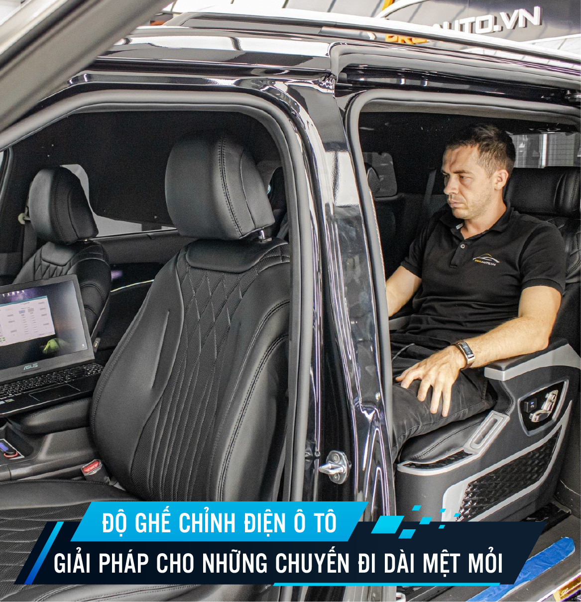 Độ ghế chỉnh điện ô tô - Giải pháp cho những chuyến đi dài
