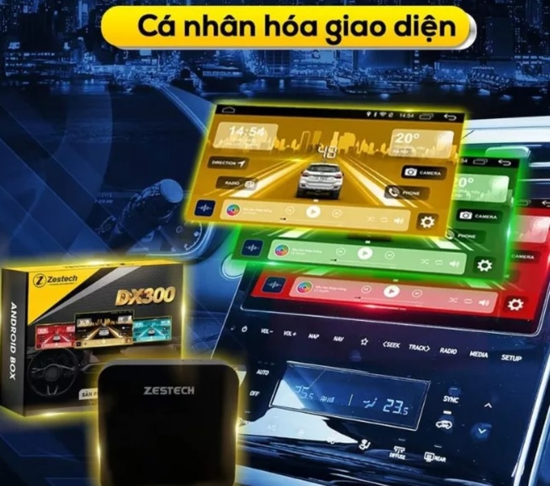 Giao diện cá nhân hóa với 72 màu sắc phong thủy