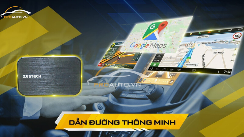Android Box cho màn hình ô tô với tính năng dẫn đường thông minh