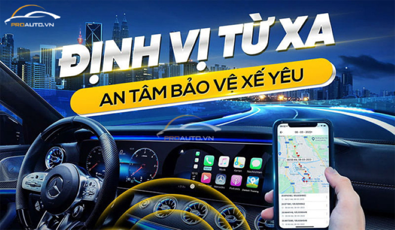 Android Box cho màn hình oto giúp định vị từ xa