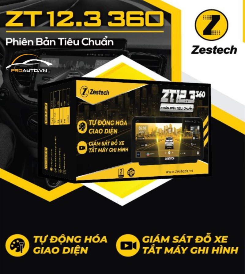 Màn hình Zestech ZT12.3 camera 360 Base
