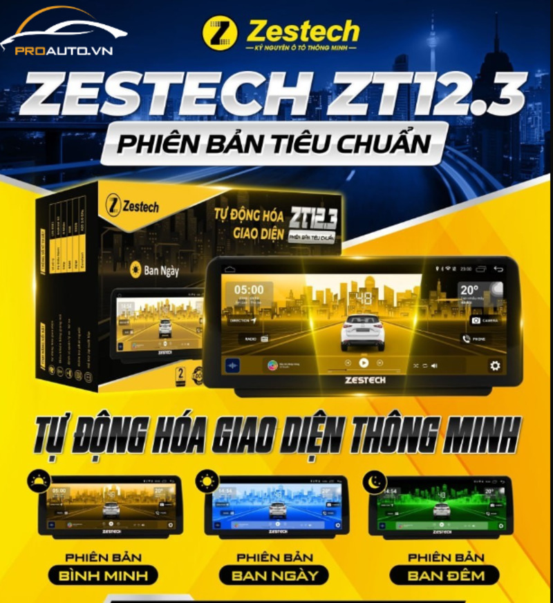 Màn hình Zestech ZT12.3 Base