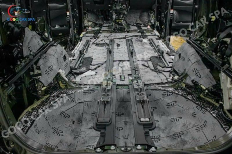 Cách âm sàn xe ô tô bằng vật liệu cách âm SIP