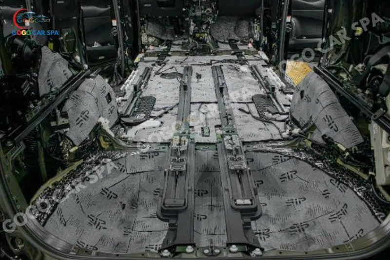 Cách âm sàn xe ô tô bằng vật liệu cách âm SIP