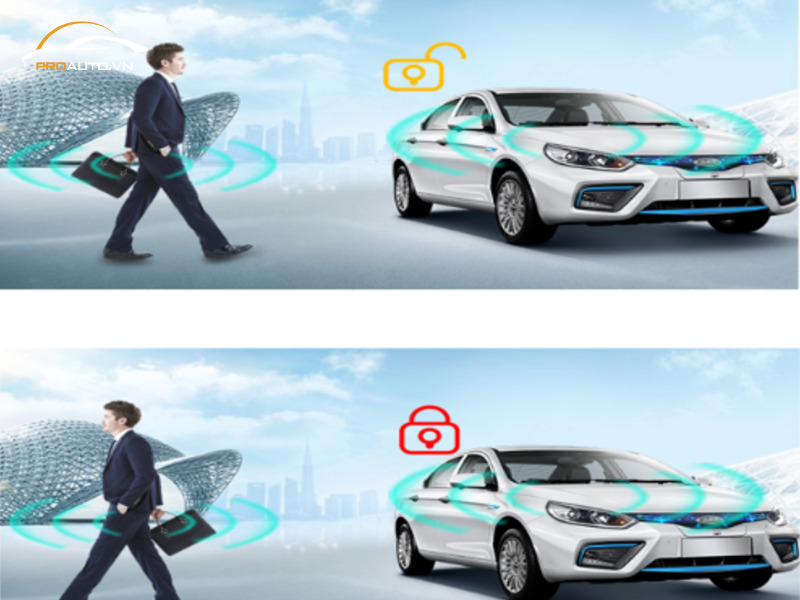 Độ Smartkey cho ô tô giúp mở cửa hoặc khoá cửa từ xa