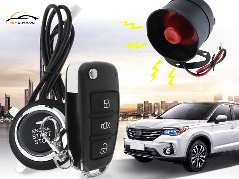 Bộ đề nổ Start Stop sẽ báo động lớn khi phát hiện xe bị tác động
