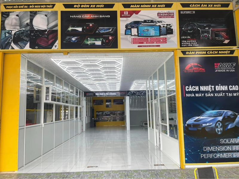 D.CAR SERVICE là đại lý ủy quyền phim cách nhiệt ASWF chính hãng