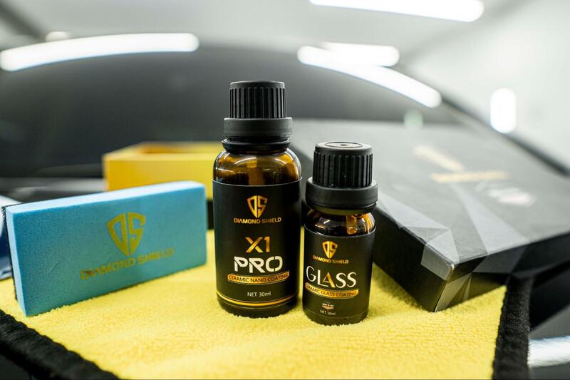 Sản phẩm ceramic Diamond Shield X1 PRO và Diamond Shield GLASS