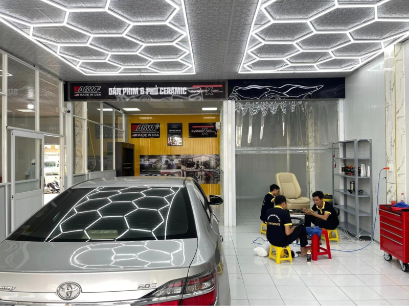 Phòng dán phim cách nhiệt ASWF chính  hãng tại Đồng Nai