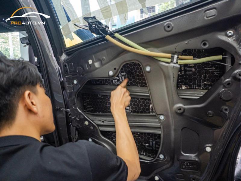 Cách âm chống ồn cho xe Hyundai Palisade 2024