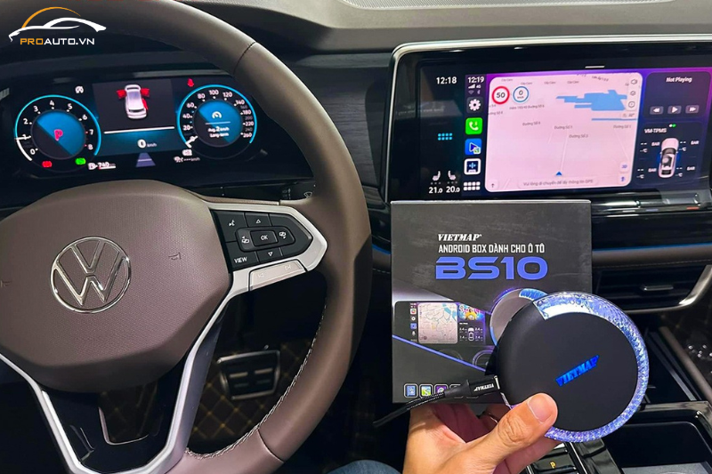 Nâng cấp Android Box cho xe Volkswagen Viloran