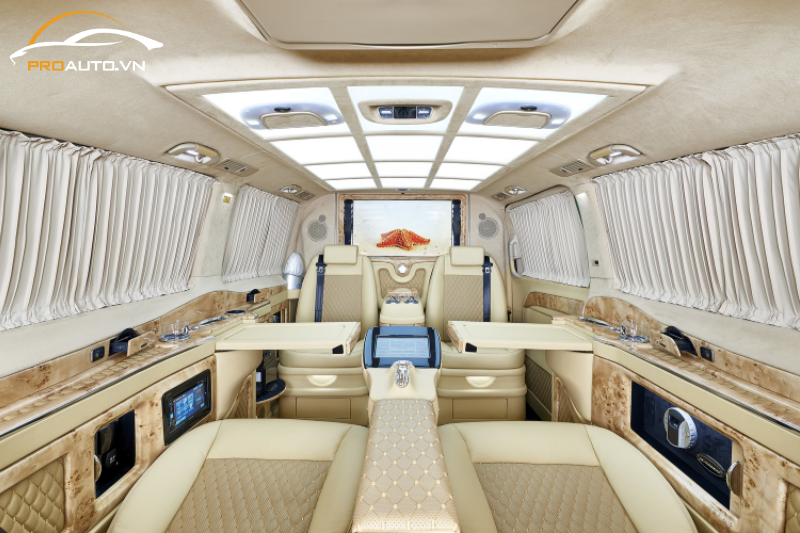 Độ ghế Maybach đem lại không gian sang trọng