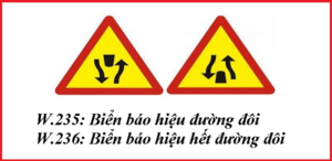 Biển báo đường đôi là gì? Phân biệt đường đôi và đường hai chiều