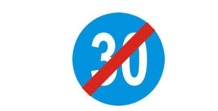 Biển số R.307 - Hết tốc độ tối thiểu