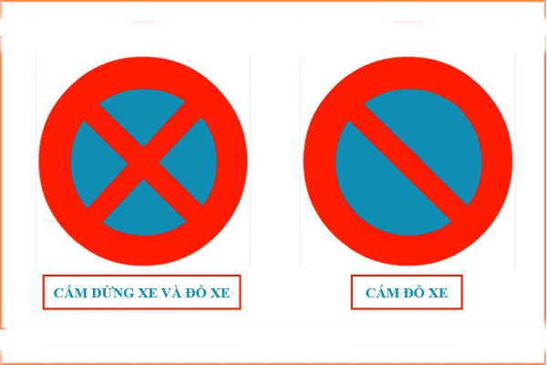 Phân biệt biển cấm dừng và cấm đỗ xe