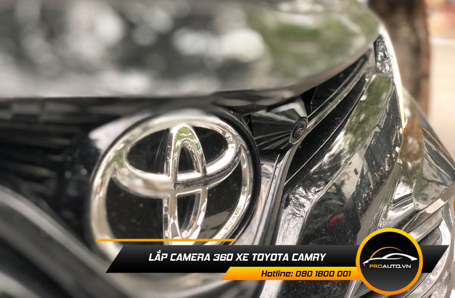 Lắp camera 360 độ xe Toyota Camry hỗ trợ quan sát khi lái xe