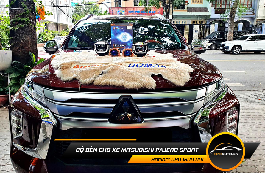 Độ đèn xe Pajero Sport - Tăng tính thẩm mỹ cho xe