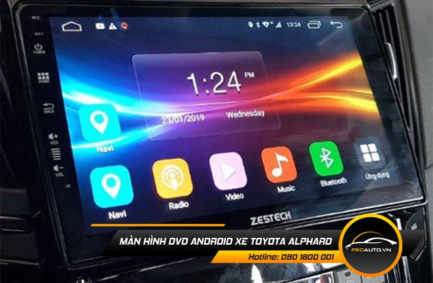 Màn Hình Android Xe Toyota Alphard - Ảnh 6