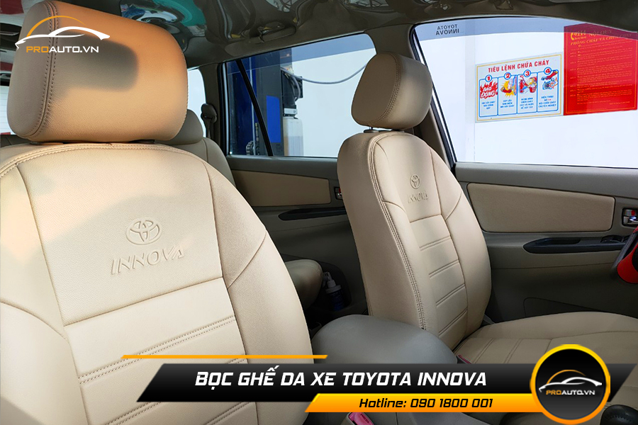Bọc ghế da xe Toyota Innova