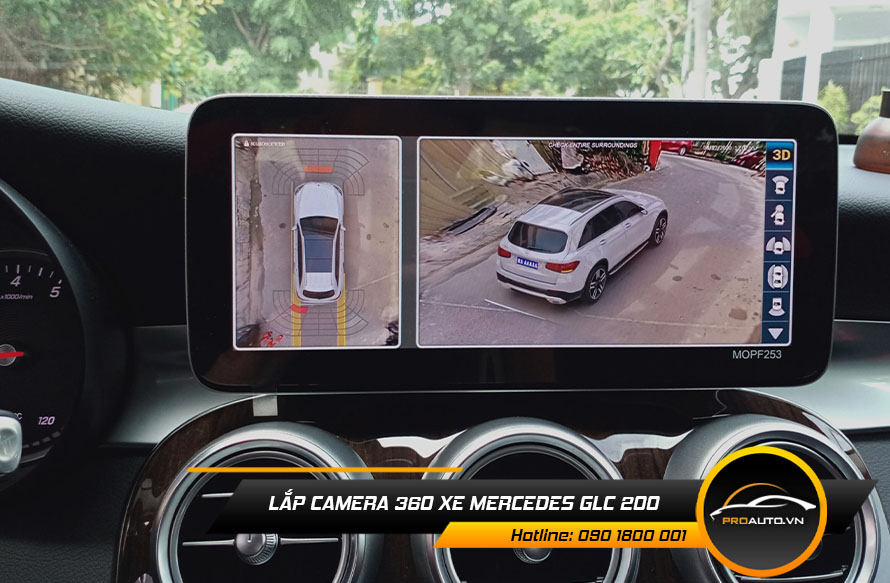 Lắp Camera 360 Độ Xe Mercedes GLC 200 - Ảnh 5