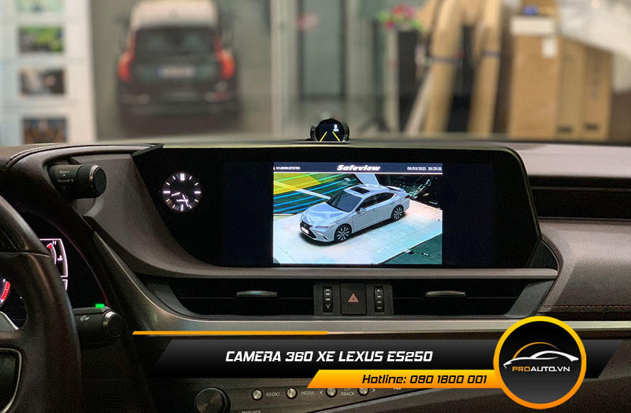 Lắp Camera 360 Độ Xe Lexus ES 250