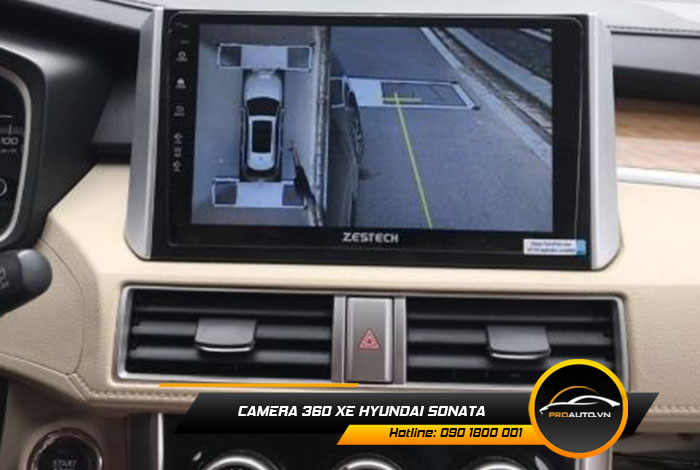 Lắp Camera 360 Độ Xe Hyundai Sonata - Ảnh 8
