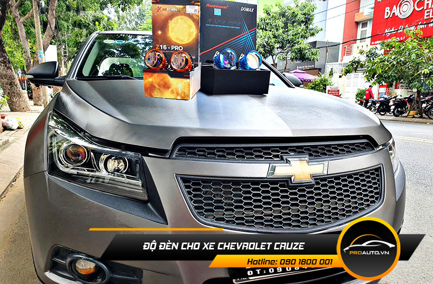 Độ đèn xe Chervolet Cruze - Tăng tính thẩm mỹ cho xe