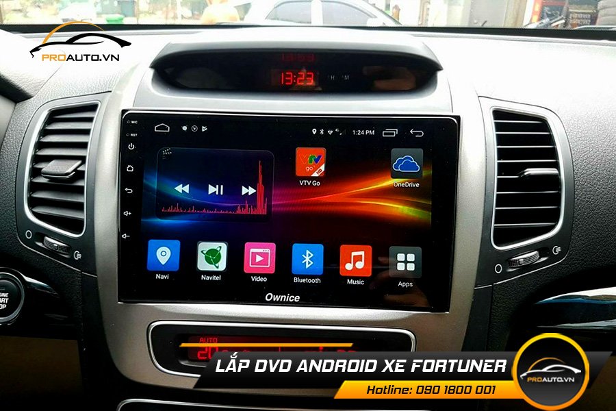 Màn hình Android xe Toyota Fortuner