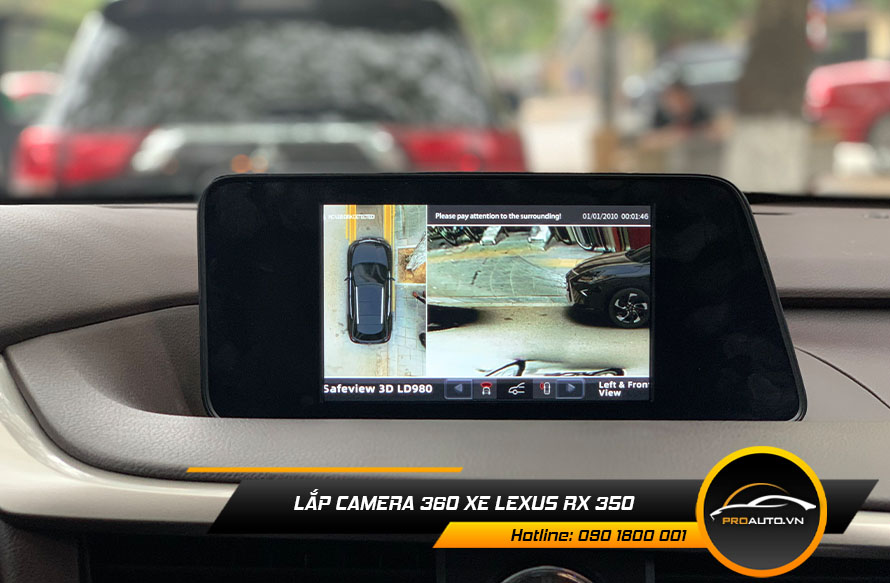 Lắp Camera 360 Độ Xe Lexus RX 350 - Ảnh 2