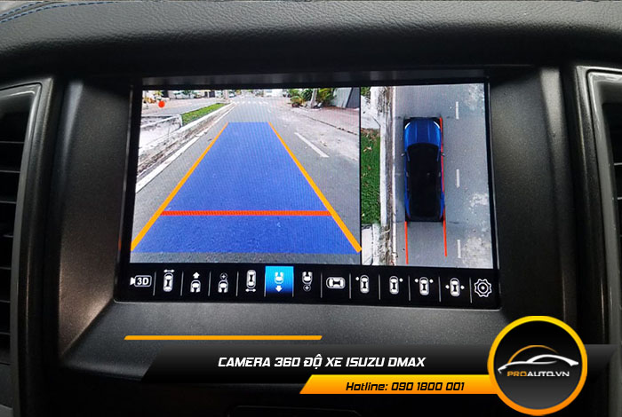 Lắp Camera 360 Độ Xe Isuzu D-max - Ảnh 5