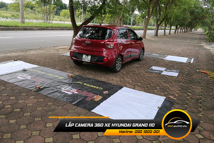 Lắp Camera 360 Độ Xe Hyundai Grand i10