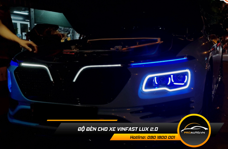 Độ Đèn Tăng Sáng Xe Vinfast Lux A2.0 - Ảnh 6