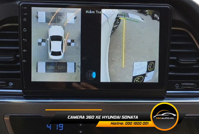 Lắp Camera 360 Độ Xe Hyundai Sonata - Ảnh 3