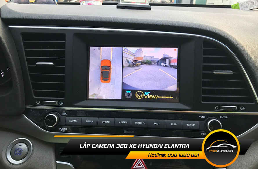 Lắp Camera 360 Độ Xe Hyundai Elantra - Ảnh 6