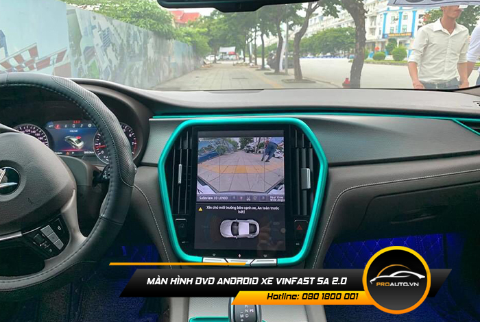 Nâng cấp màn hình Android xe Vinfast Lux SA2.0
