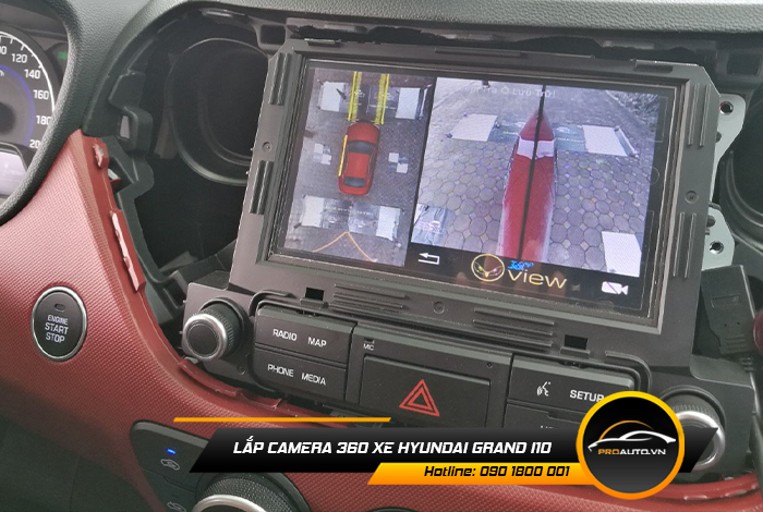 Lắp Camera 360 Độ Xe Hyundai Grand i10 - Ảnh 8